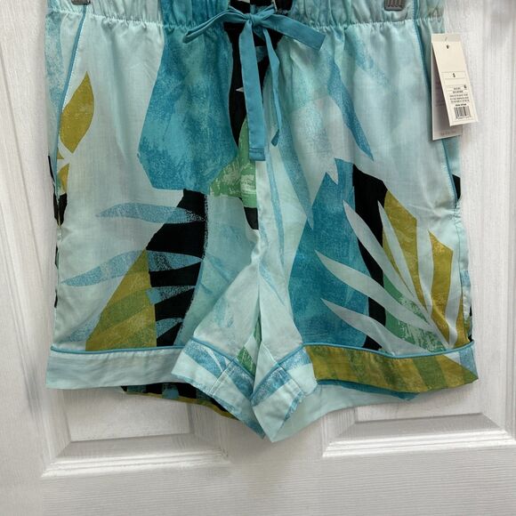 NWT 2-Pack Stars Above Women’s Sleep Shorts Tropical Leaf Print Size S - Picture 5 of 16